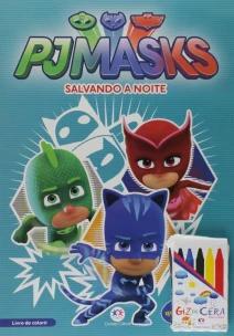 Pj Masks - Com Giz de Cera