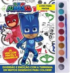 PJ Masks Livro para Pintar com Aquarela